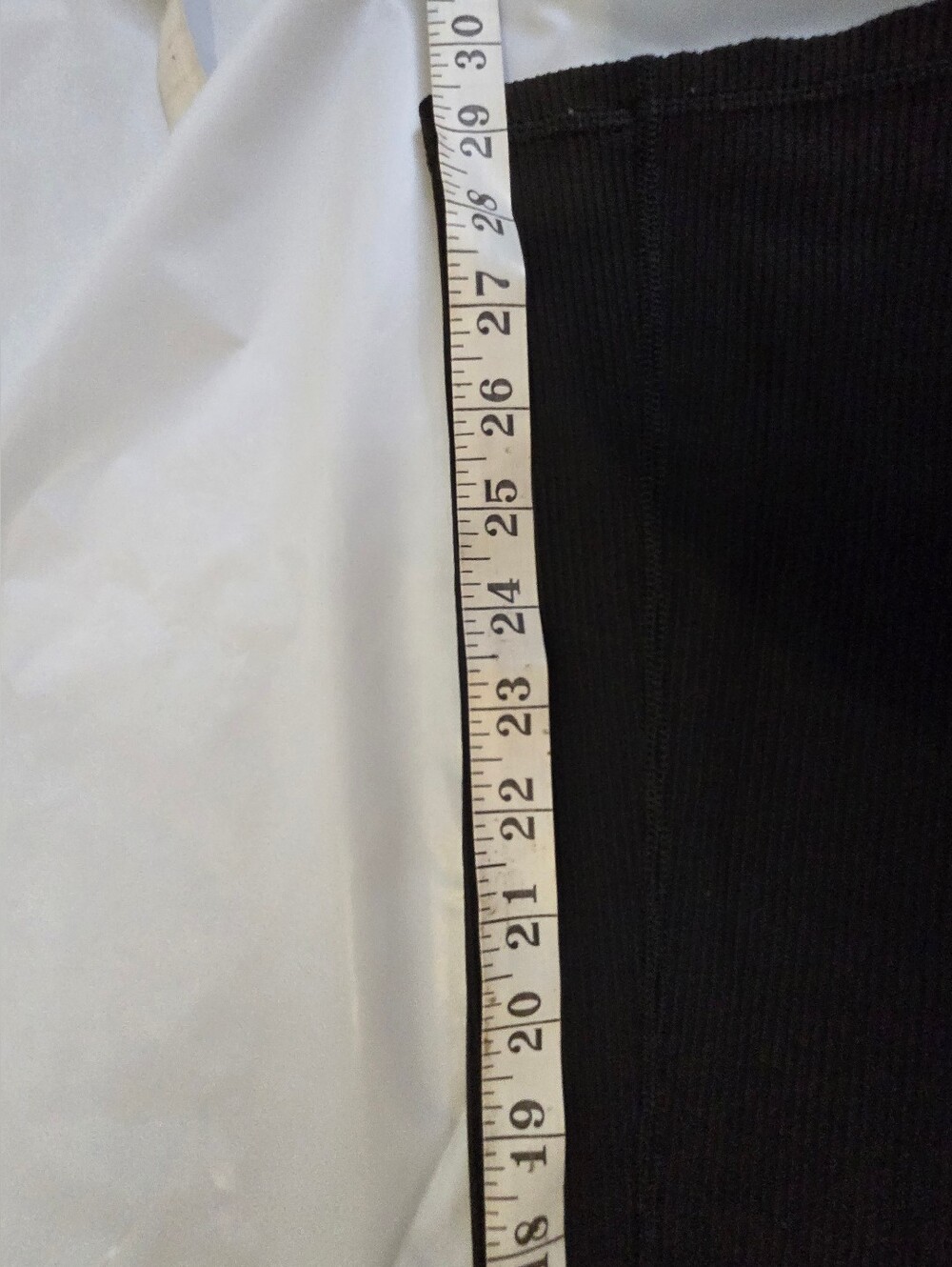 Athleta Salutation Stash Rib Flare Black Pants Size M Petite - Picture 8 of 15